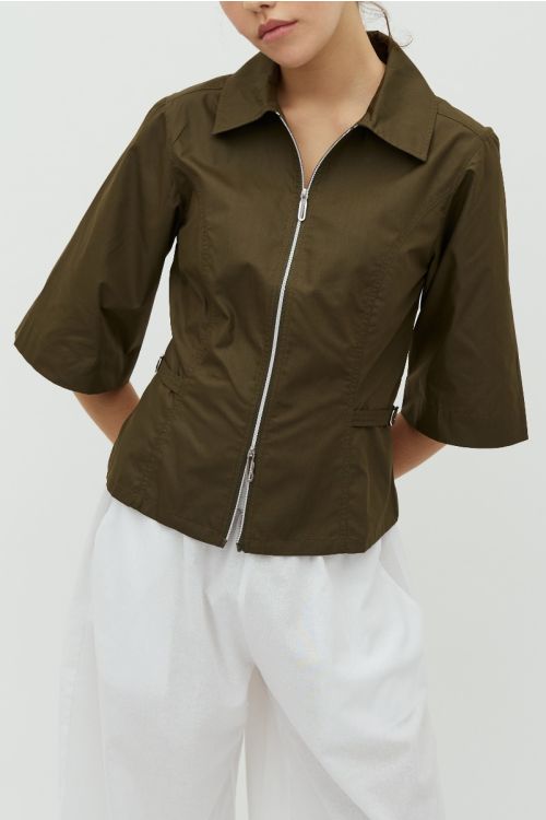 MbyM - Bluse - Anoul-M - Dark Olive (Levering midt april)