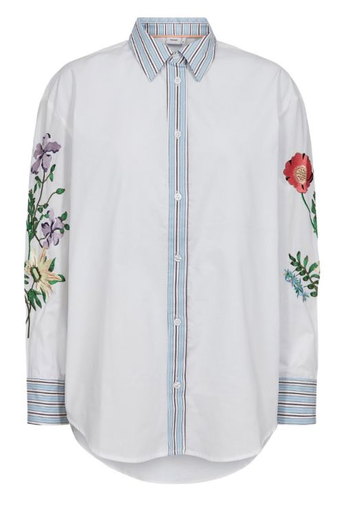 NÜMPH NUFLORINDA SHIRT Bright White