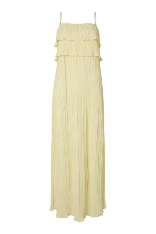 Pieces PCAMBER SL ANKLE LAYRED DRESS WVN KCA French Vanilla