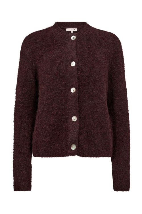 A-View Audrey new knit cardigan 042 Bordeaux