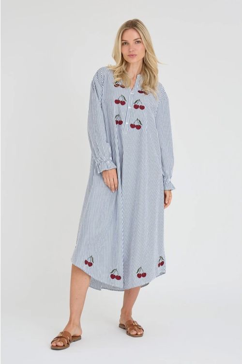 A-View Alize dress 112 Blue/white stribe