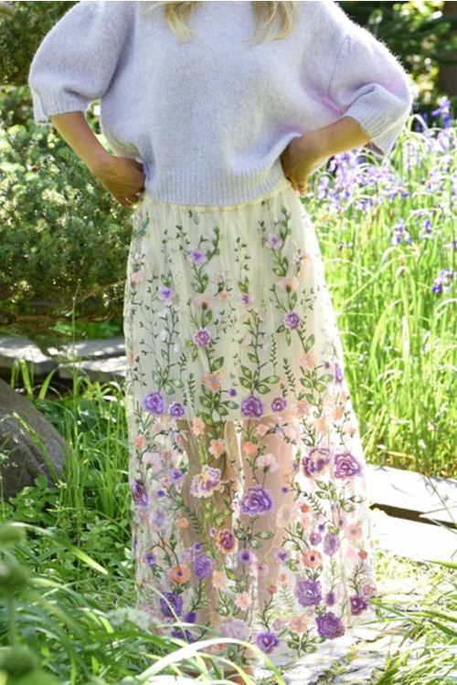 A-View Fuschia skirt 180 Green/Purple