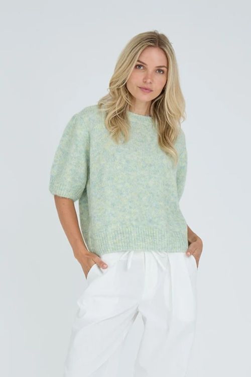 A-View Inge s/s knit pullover 108 Pale mint