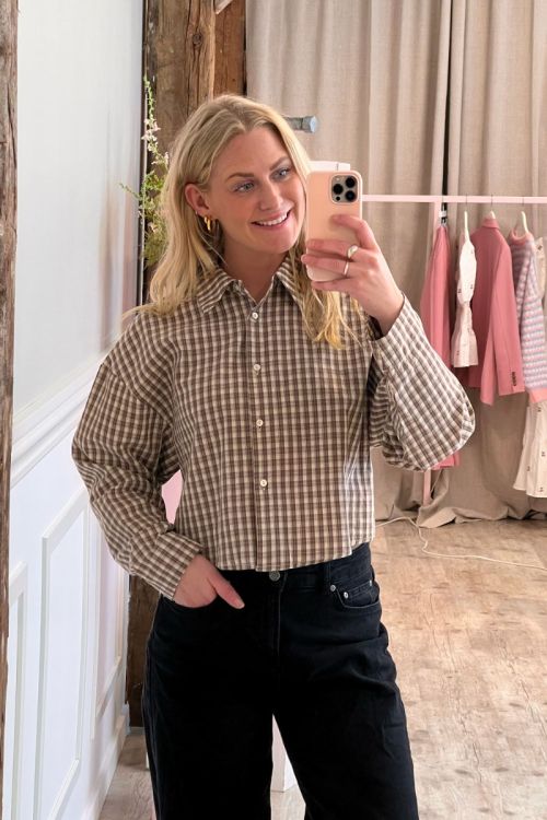 A-View - Skjorte - Sanni - Brown