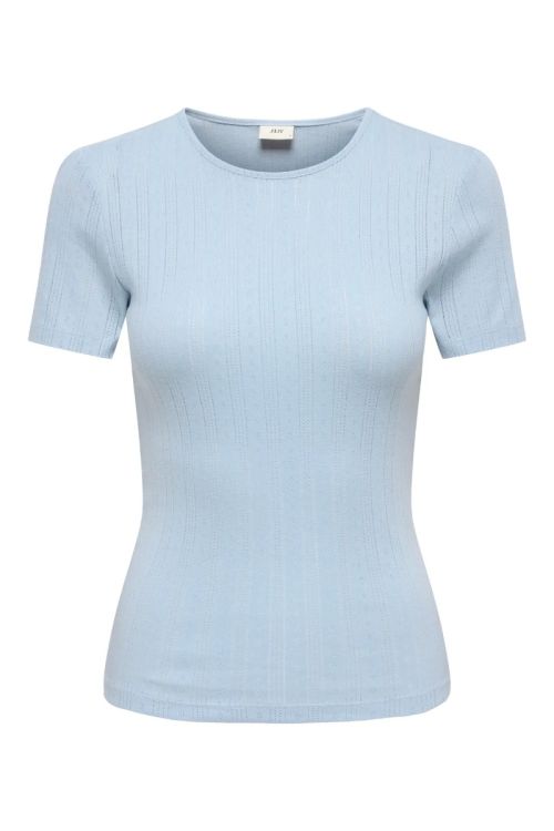 JdY JDYSALSA MIA LIFE S/S O NECK TOP JRS DIA Cashmere Blue