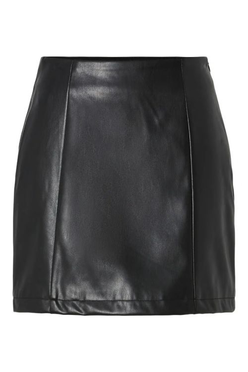 Pieces PCVERA HW SHORT SKIRT NOOS WB Black