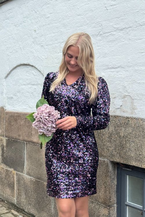 Bruuns Bazaar Kjole Aurea Maggies dress Aubergine