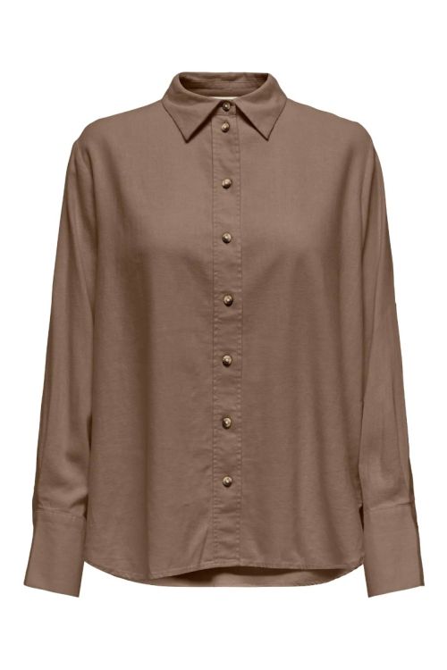 JdY JDYSAY L/S LINEN LOOSE SHIRT WVN NOOS Caribou