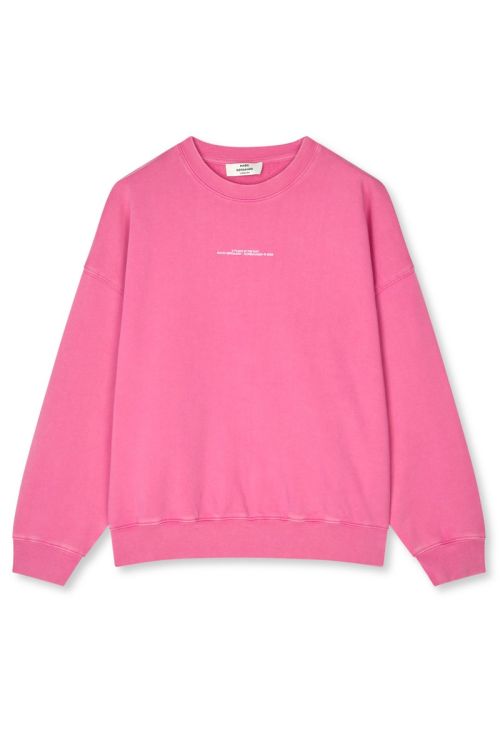 Mads Nørgaard Compact Cotton Atli Sweatshirt Carmine Rose