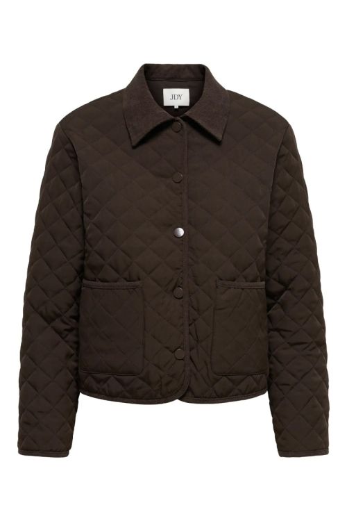 JdY JDYPAULA L/S QUILTED BARN SHACKET WVN Chocolate Torte CHOCOLATE TORTE CORDUROY