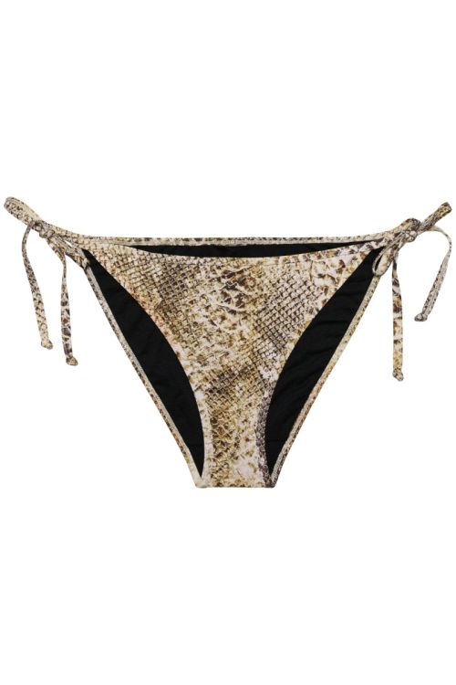 Gestuz - Badetøj - GZsage P bikini bottom - Golden snake (Levering midt maj)