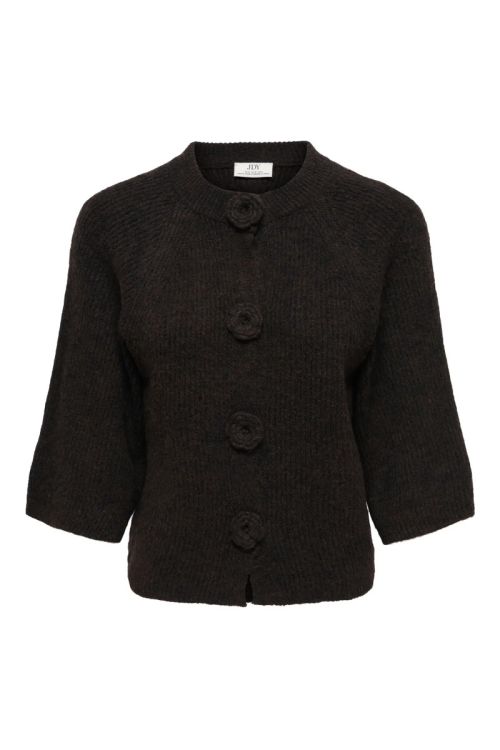 JDY Cardigan Hailey 3/4 Rose Cardigan Chocolate Torte