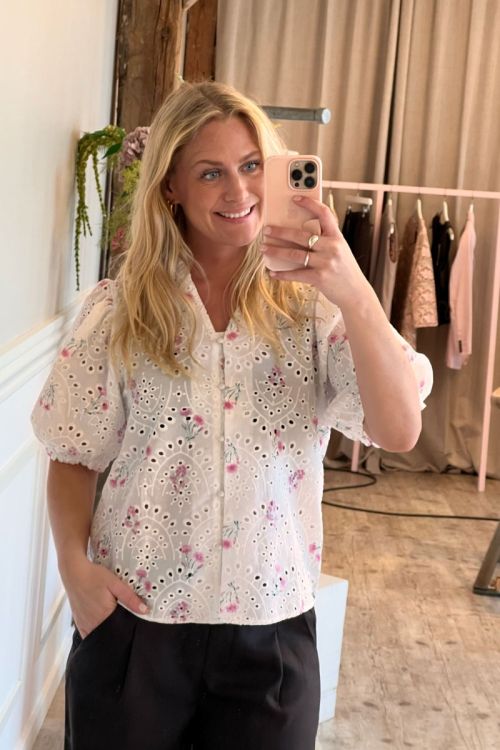 Ichi - Bluse - Judite SH - Cloud Dancer