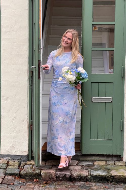 A-View Naja dress 230 Light blue/rose