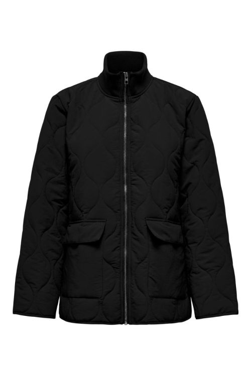 JDY - Jakke - Raya Quilt Oversize Jacket - Black