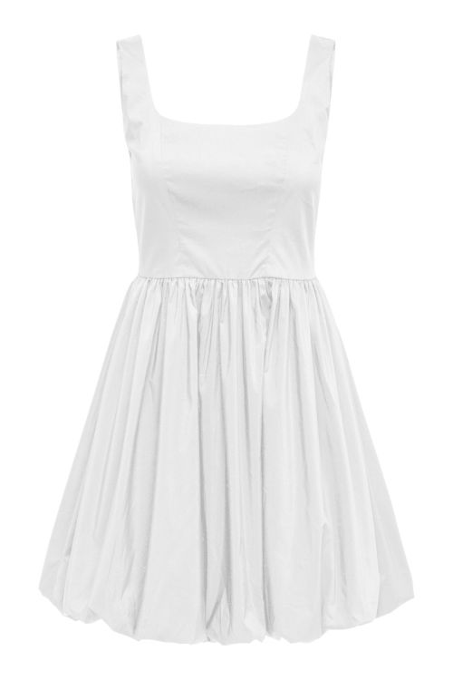 JdY JDYMIO S/L BUBBLEHEM DRESS WVN White