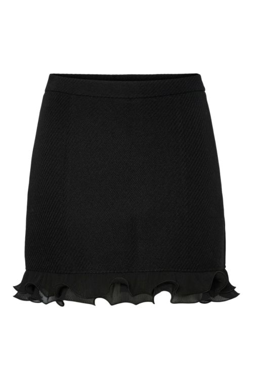 YAS YASFRINO HW SHORT SKIRT Black