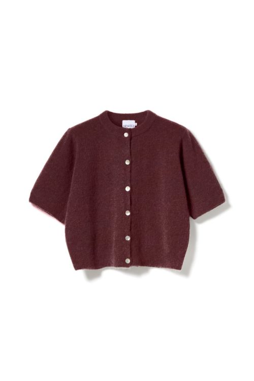 Noella - Cardigan - Kae SS Knit Cardigan - Rust