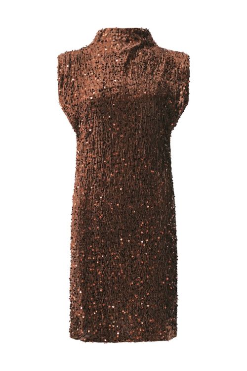 Noella Kjole Kali Dress Chocolate Brown