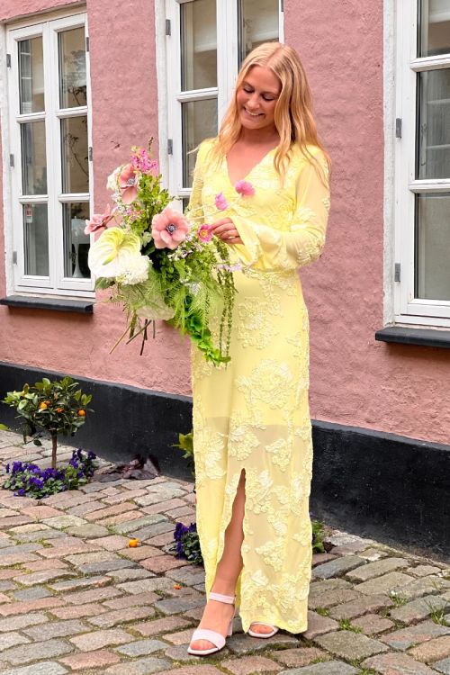 Noella Kameyella C Dress Butter Yellow