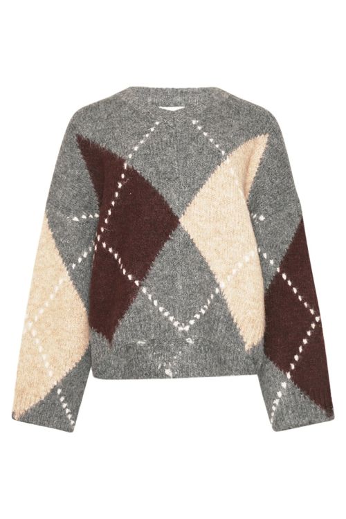 Noella Lai Knit Medium Grey Mel.