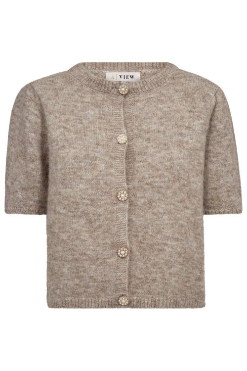 A-View Cardigan Lissi knit Cardigan Sand 