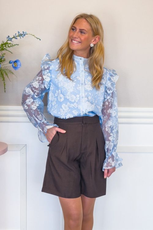 Loved by Lykke Andrea Blouse Light Blue