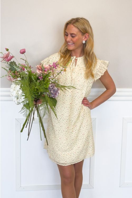 Loved by Lykke Kjole Daisy Dress Yellow