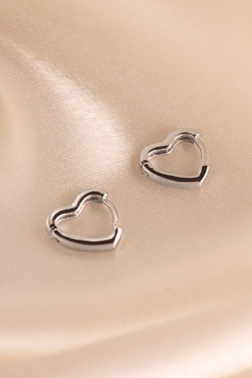 Lucky Lemon Øreringe Lullu Small Silver Front