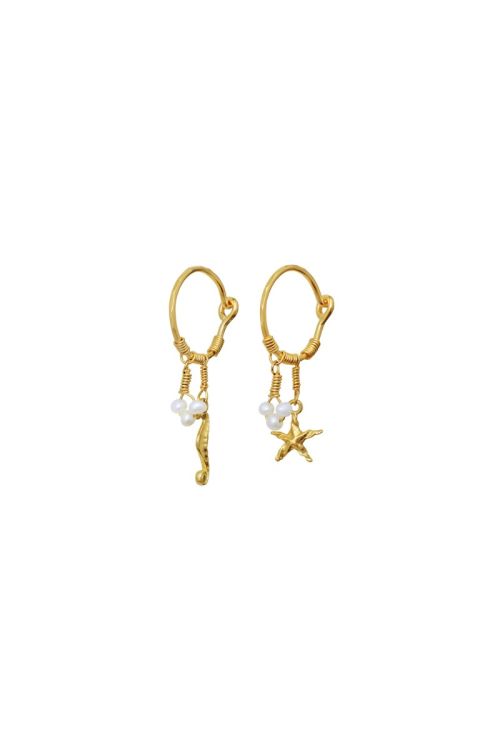 Maanesten - Øreringe - Momi Earrings - Guld