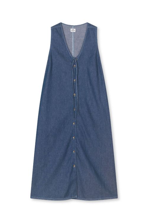 Mads Nørgaard Air Denim Pauline Dress Dark Blue Denim