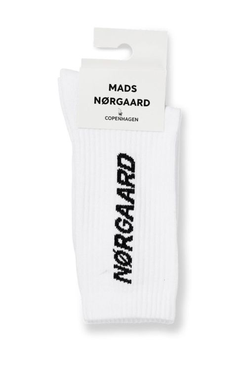 Mads Nørgaard Strømper Tennis Classic Sock White