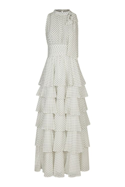 NEO NOIR Marli Dot Dress White