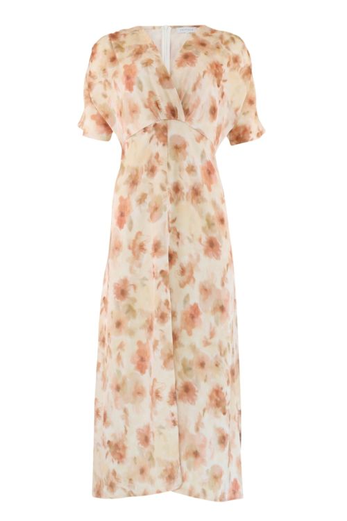 Continue - Kjole - Marly Dress - Burned Flowerprint