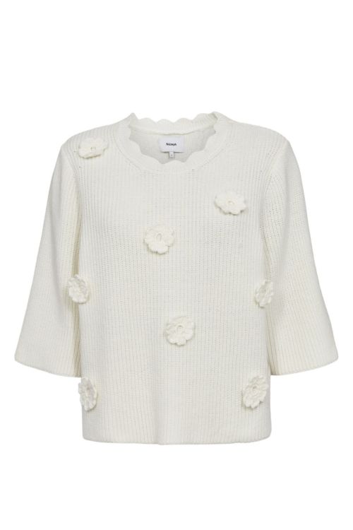 NÜMPH NUMARSIE SS PULLOVER  Cloud Dancer 