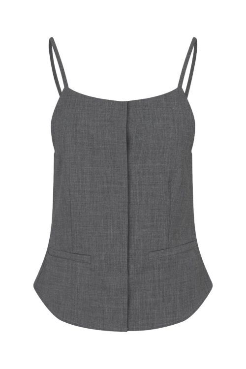 Modström MikkelineMD strap top Dark Grey Melange