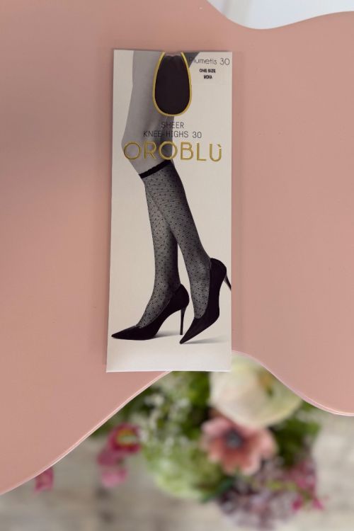 Oroblu - Strømper - Plumetis Knee High - Moka