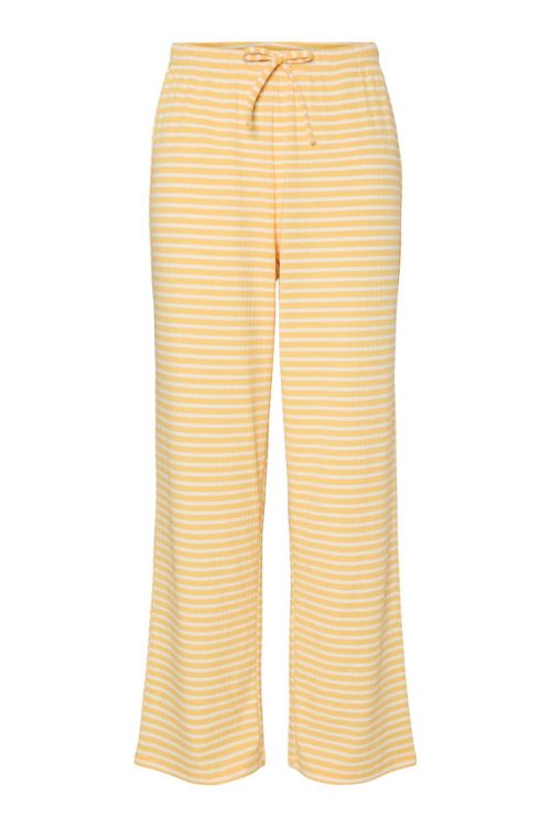 Pieces Pcsoffi Hw Wide Pants Pwp Jrs Bc Sunset Gold