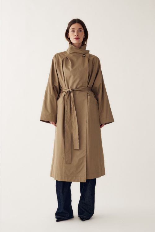 Noella N-Makenzie Coat Grey Sand