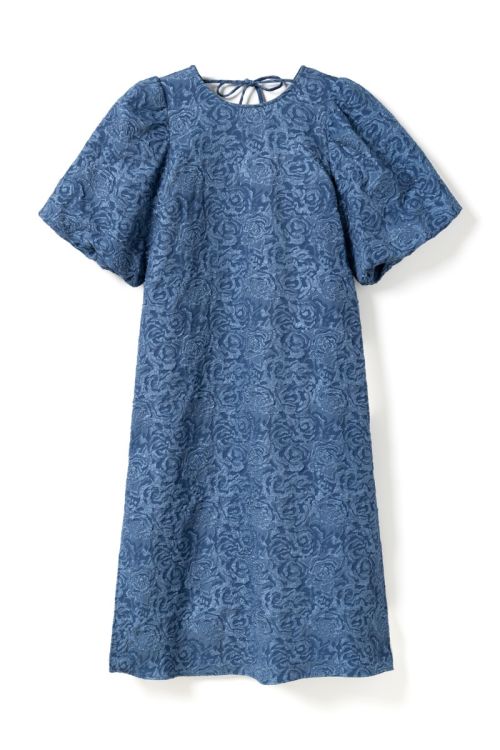 Noella N-Pastis Long Dress Dusty Blue