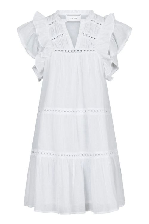 Neo Noir Kjole Jamma S Voile Dress White Front