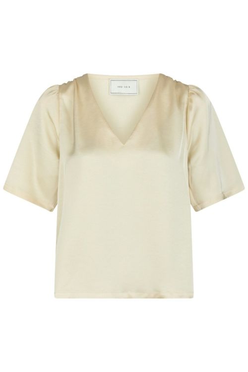 NEO NOIR Largo Heavy Sateen Blouse Light Yellow