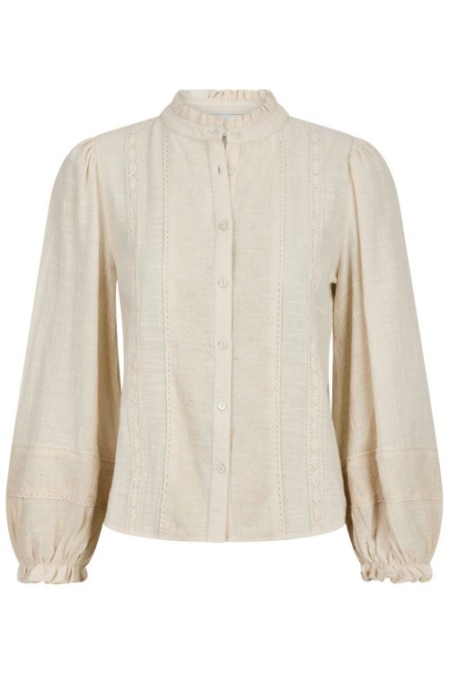NEO NOIR Marlowe Deco Blouse Ivory
