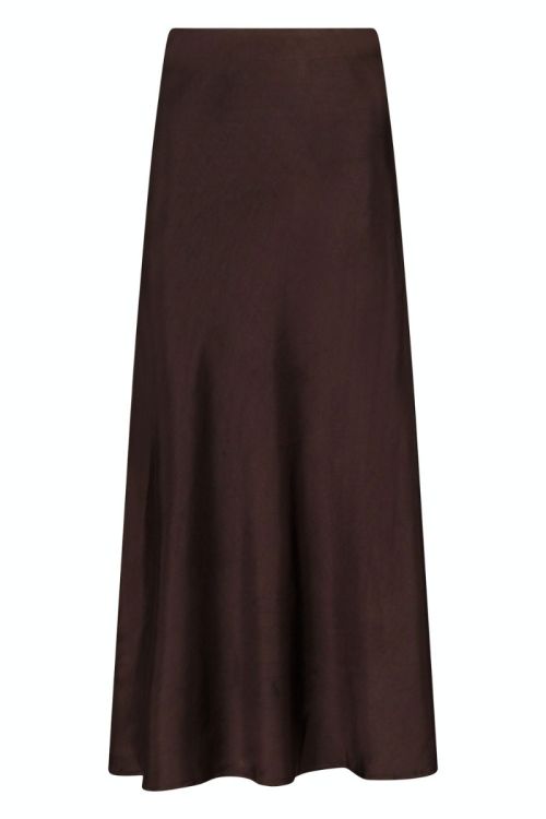 Neo Noir Nederdel Bovary Skirt Dark brown Front