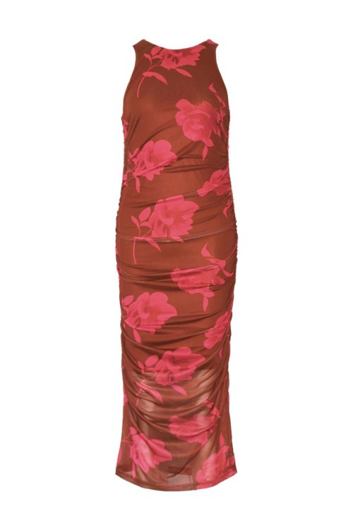 Noella Leanna Dress Cassie Brown Print