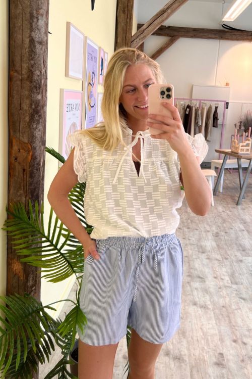 Noella - Shorts - Sabine Shorts - Blue Stripe