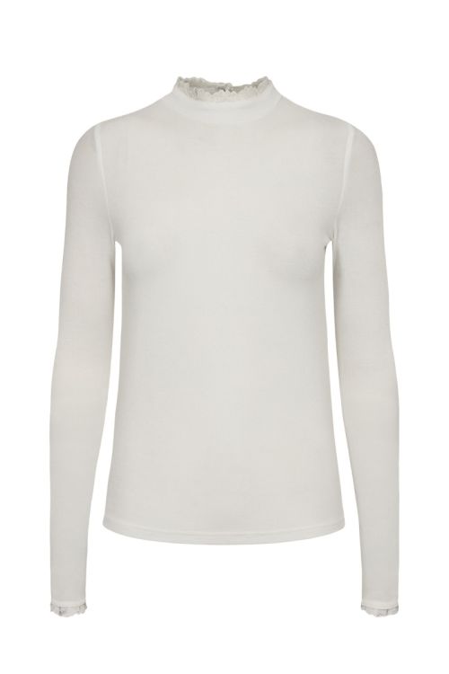 Nümph Bluse Nubowie Lace Blouse Cloud Dancer 