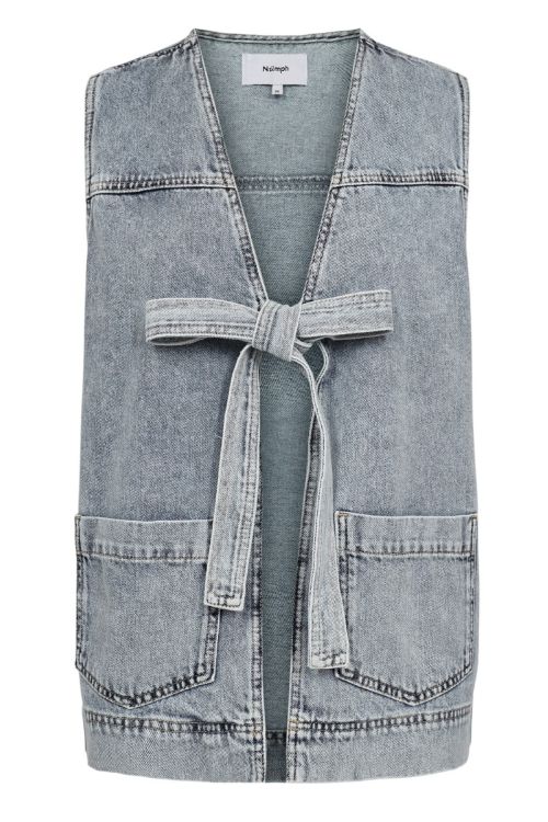 Nümph Vest Nubrooklyn Vest Light Blue Bleach