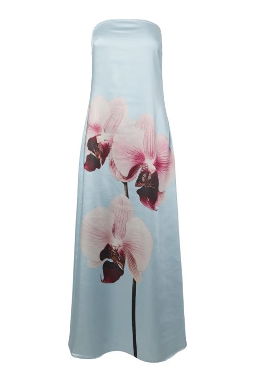 YAS YASORCHIDA MAXI BANDEAU DRESS S. - SHOW Skyway ORCHIDA AOP