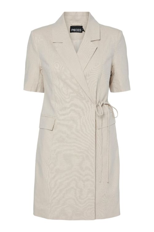 Pieces Pctiki Blazer Dress Silver Gray